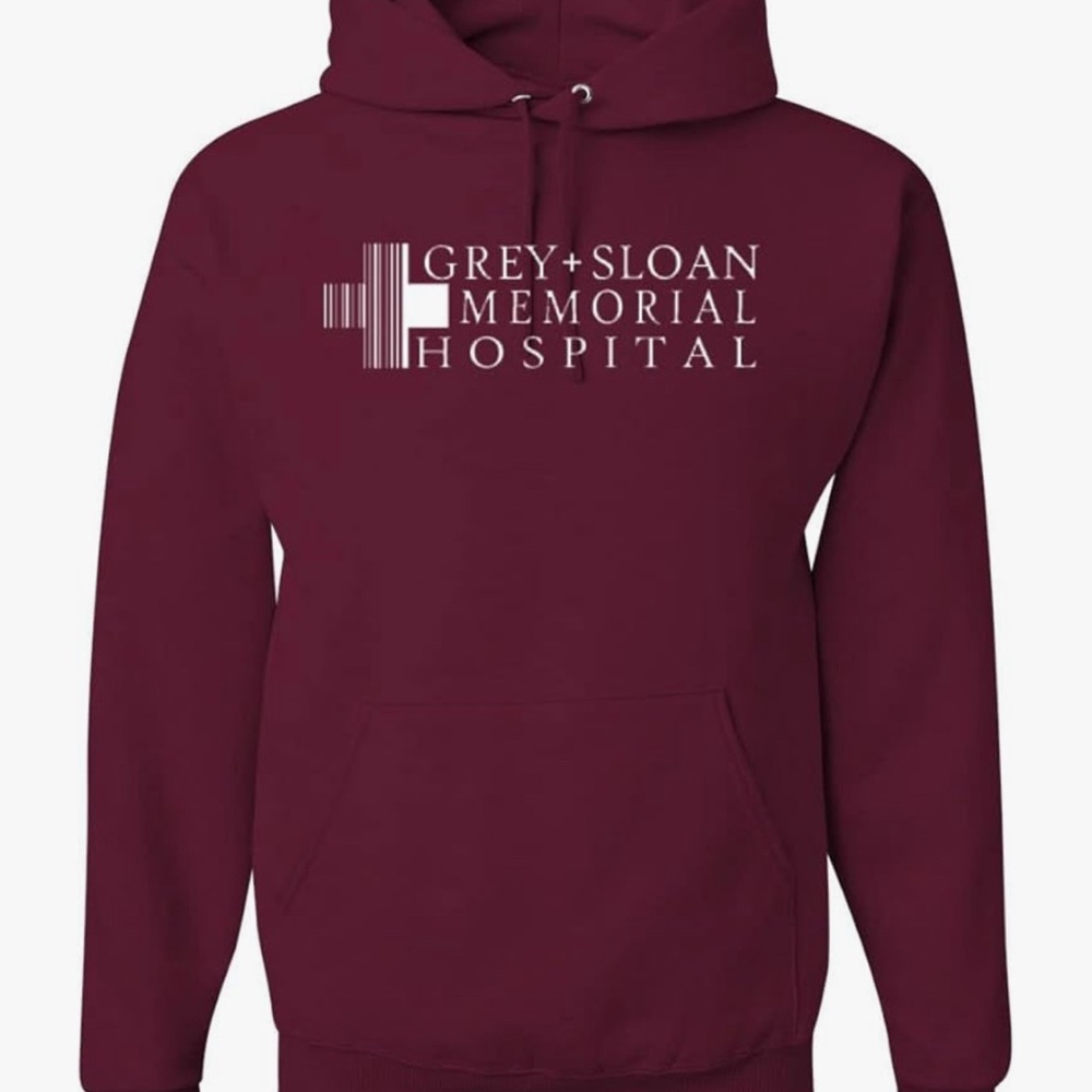 Grey + Sloan Memorial Hospital Maroon Hoodie